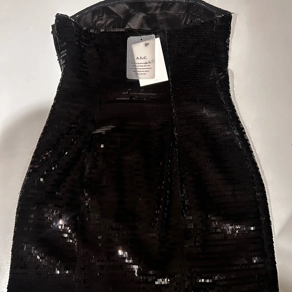 A.L.C. Black Strapless Sheath Dress for Cocktail - Picture 4 of 6